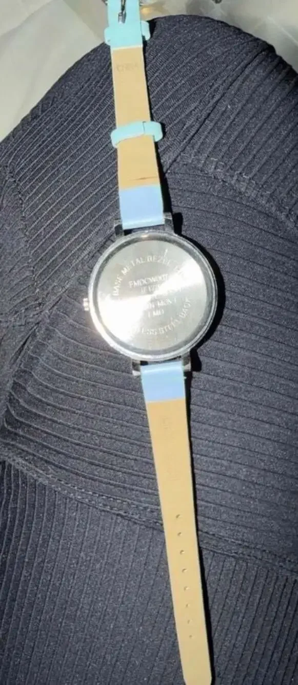 FMD Women’s Snowman Christmas Watch Light Blue Strap Quartz Analog Holiday
